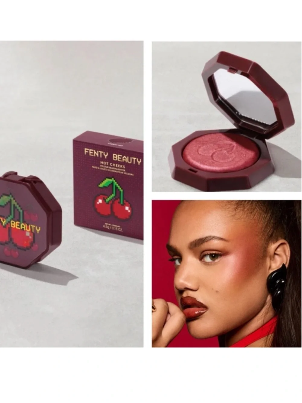 FENTY CHERRIEZ HOT CHEEKS VELOUR HIGHLIGHTER